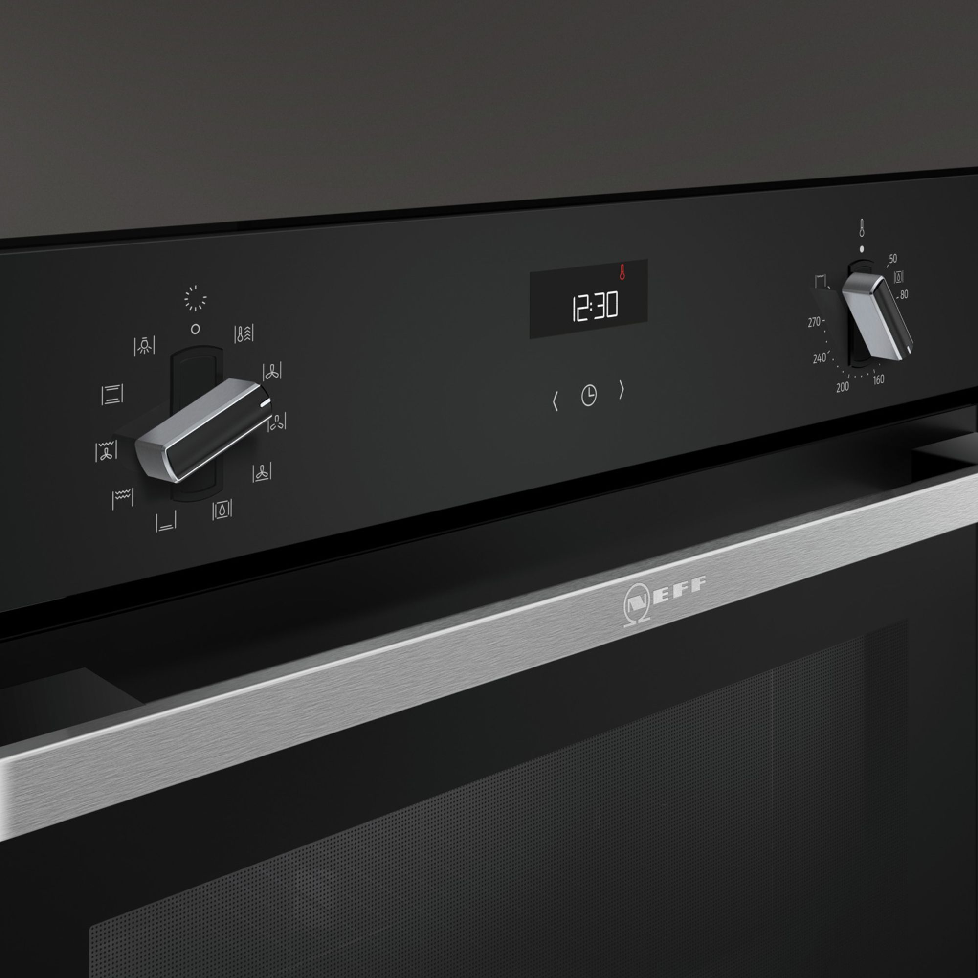 NEFF Slide&Hide B3ACE4AN3B Built-in Single Multi-function Electric Oven - Black