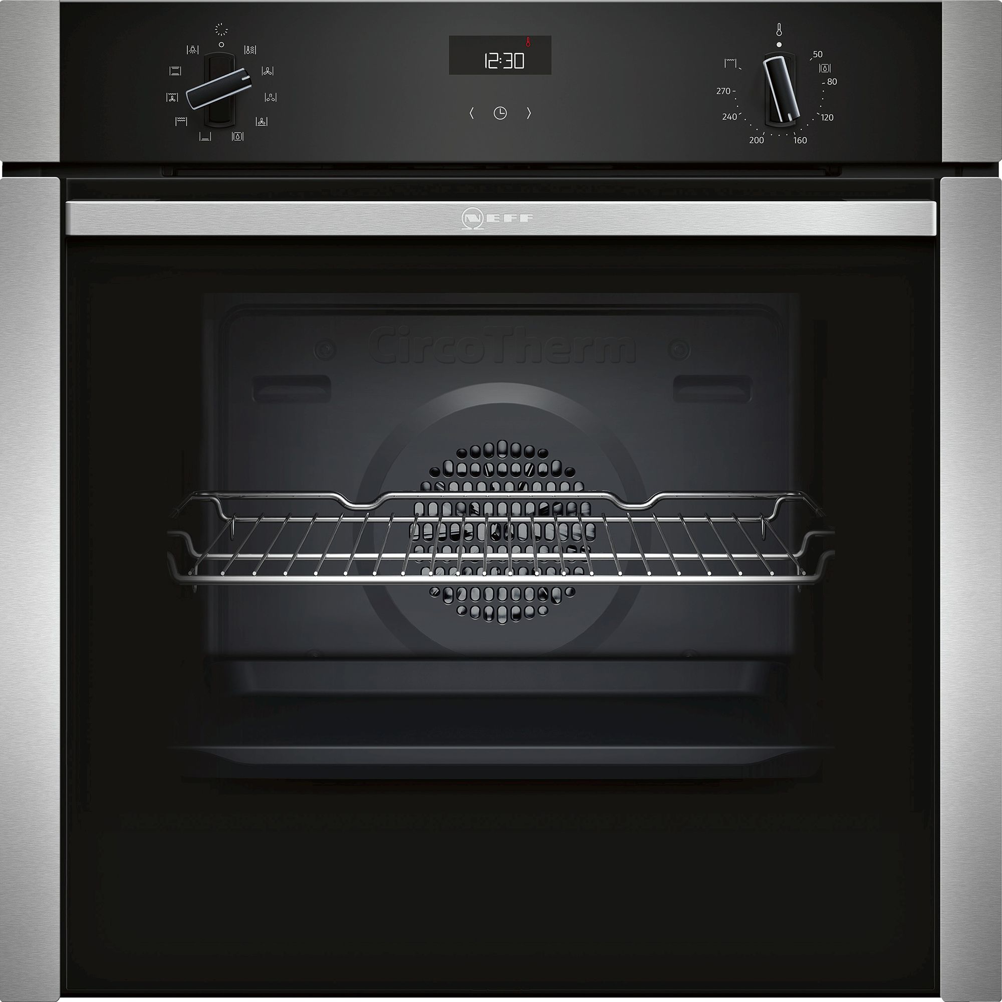 NEFF Slide&Hide B3ACE4HN0B Built-in Single Multifunction Oven - Black