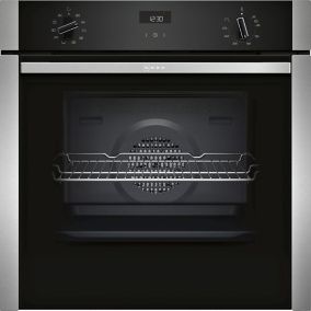 NEFF Slide&Hide B3ACE4HN0B Built-in Single Multifunction Oven - Black