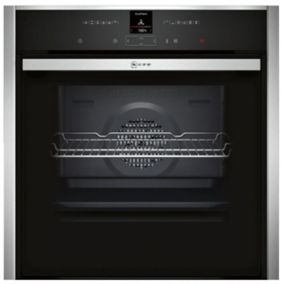 NEFF Slide&Hide B57CR22N0B Built-in Single Pyrolytic Oven - Stainless steel effect