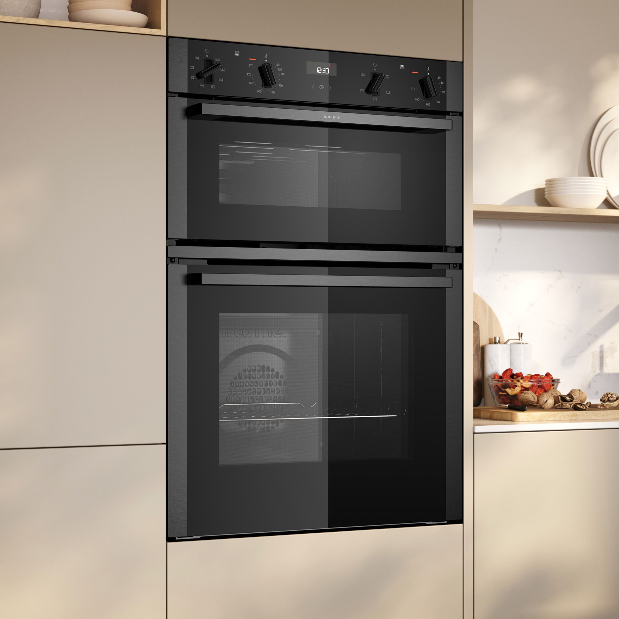 NEFF U1ACE2AG3B Built-in Electric Double oven - Black