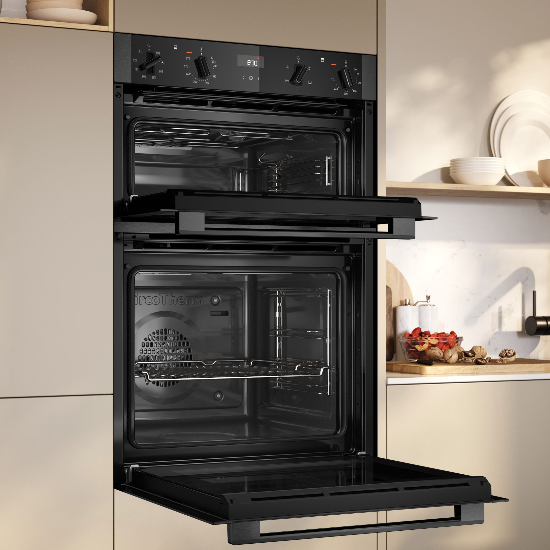 NEFF U1ACE2AG3B Built-in Electric Double oven - Black