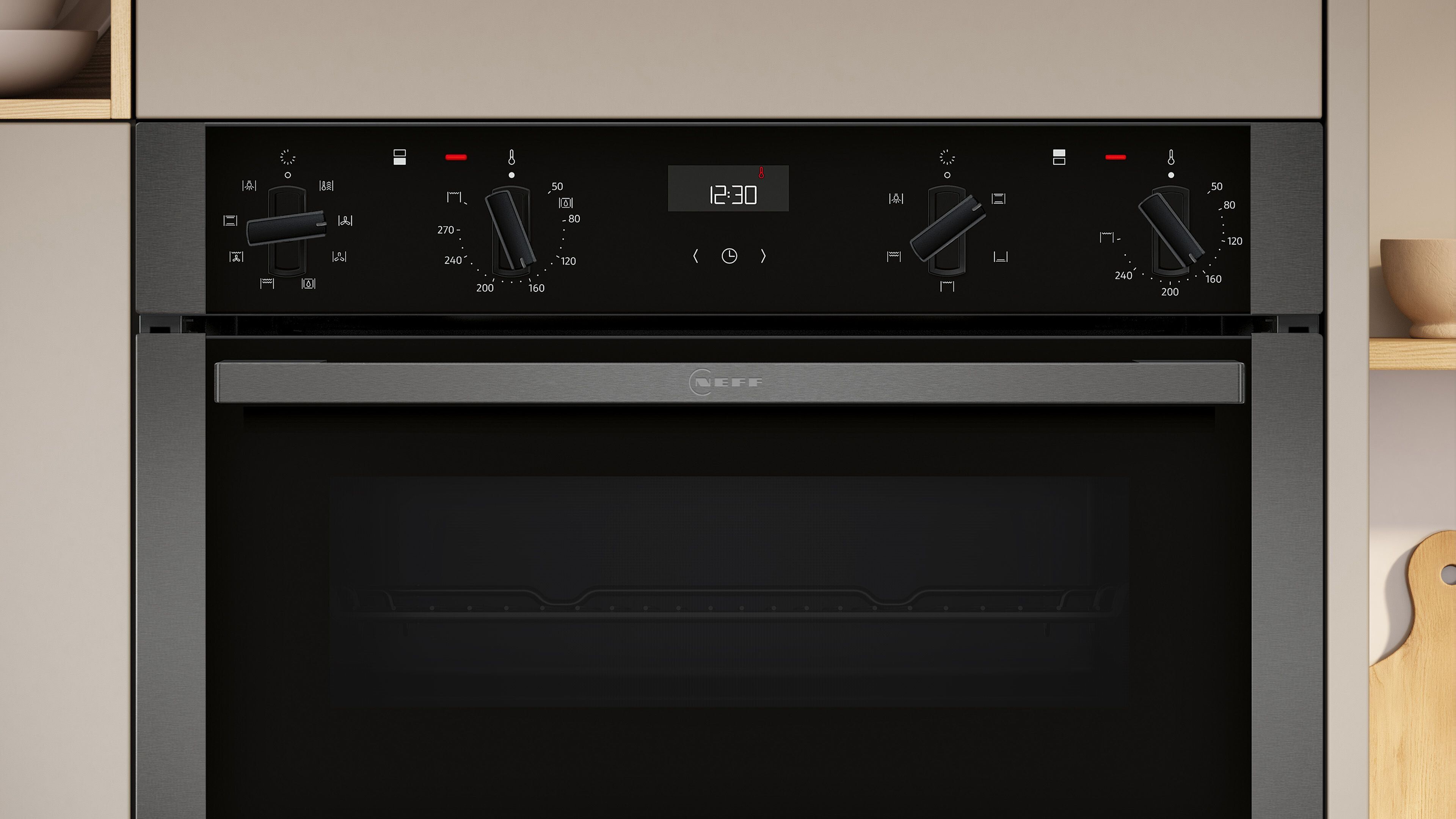 NEFF U1ACE2AG3B Built-in Electric Double oven - Black