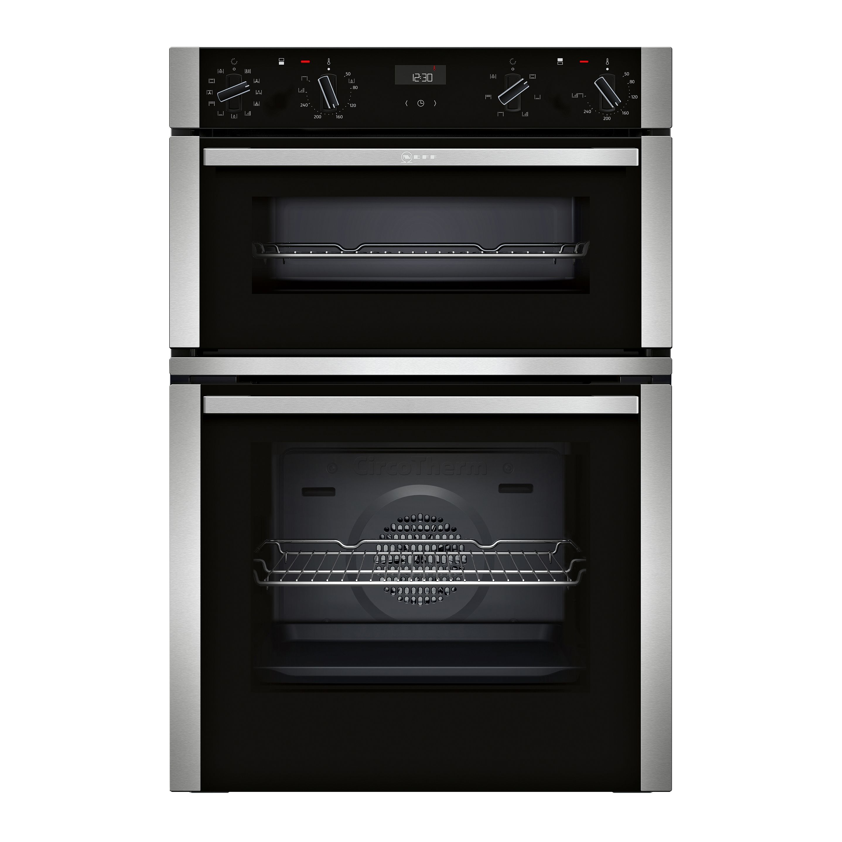 Neff U1ACE5HN0B Black Built In Electric Double Oven DIY At B Q   Neff U1ace5hn0b Black Built In Electric Double Oven~4242004234043 02c Bq