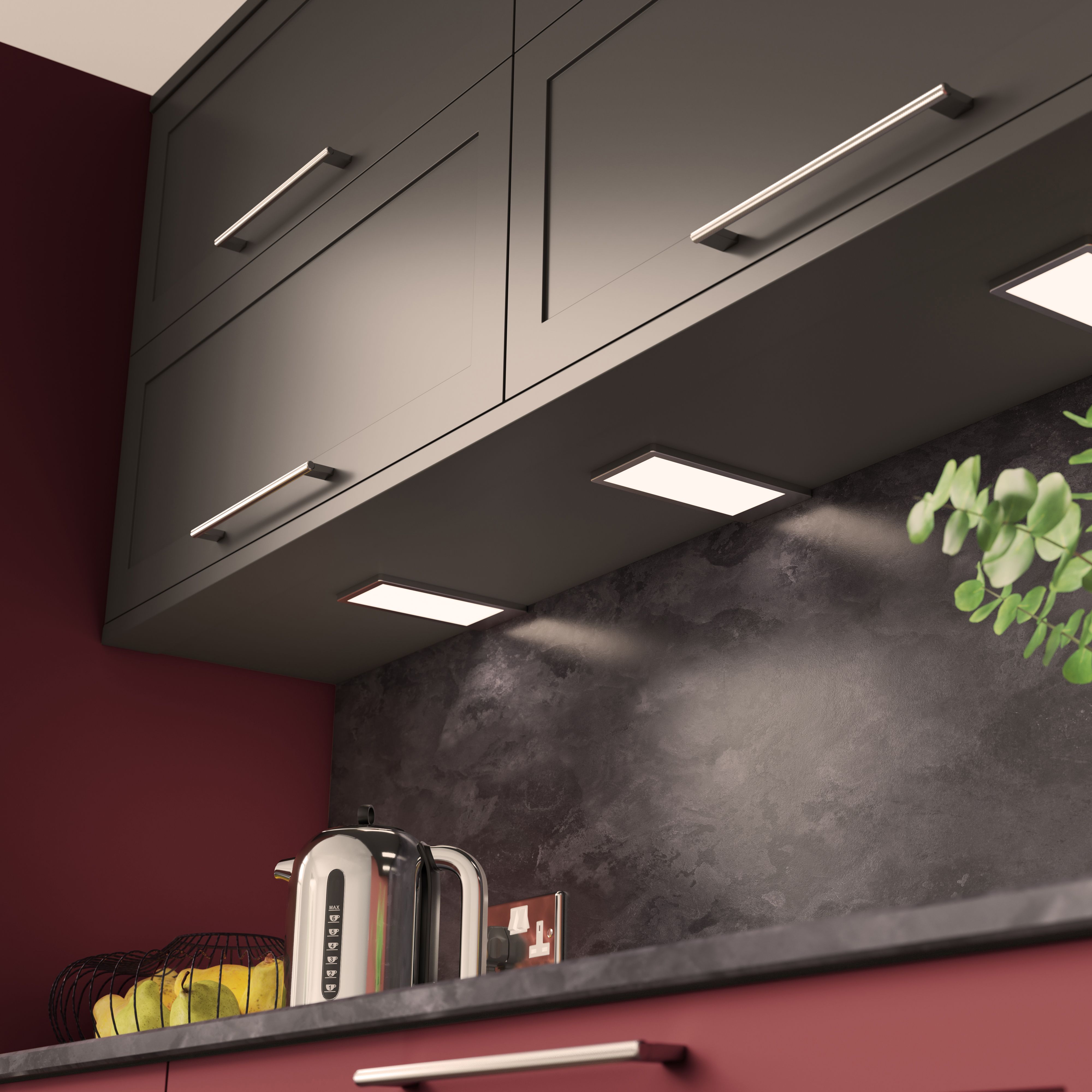 Mains powered under cabinet lights sales