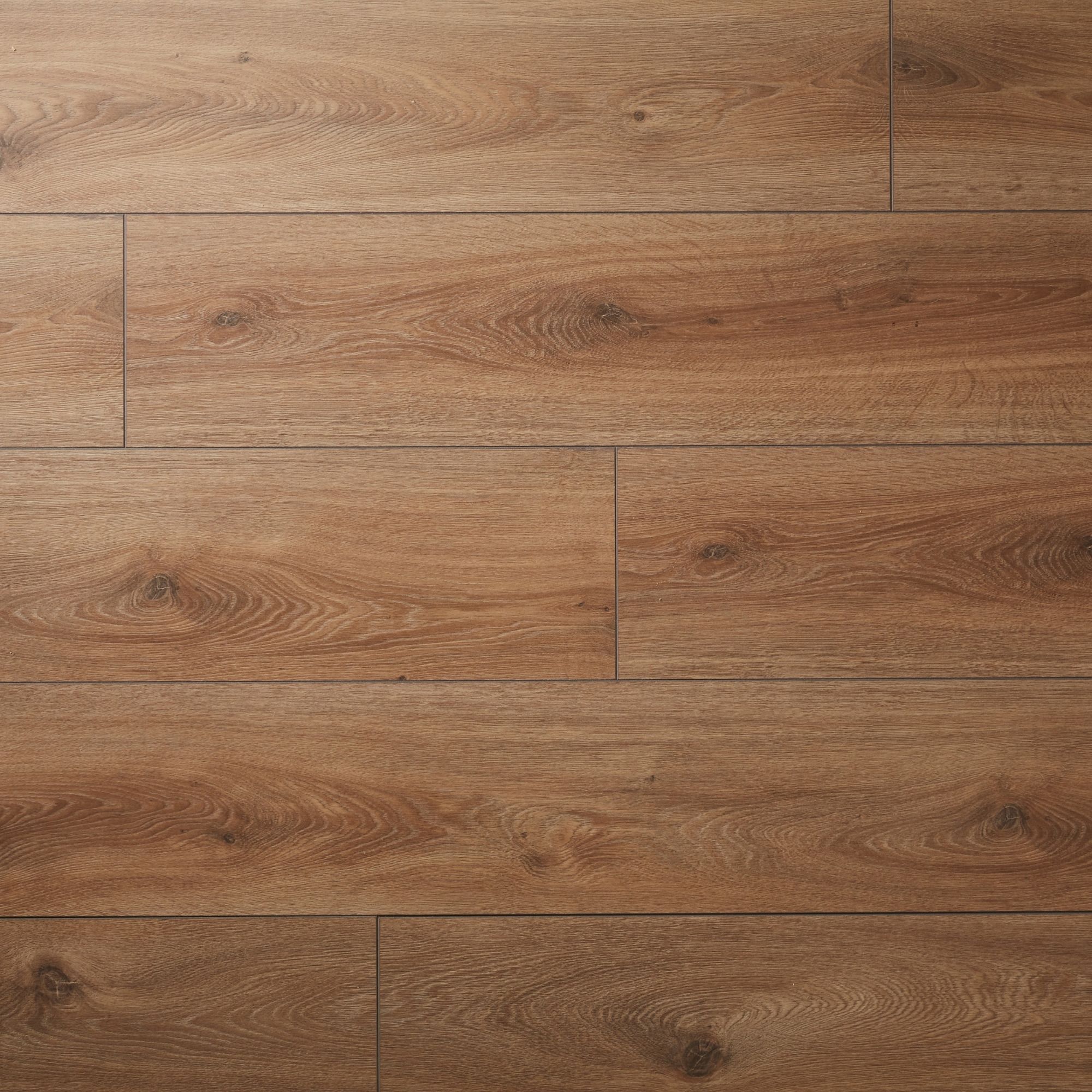 Neston Natural Gloss Oak effect Laminate Flooring Sample - 3