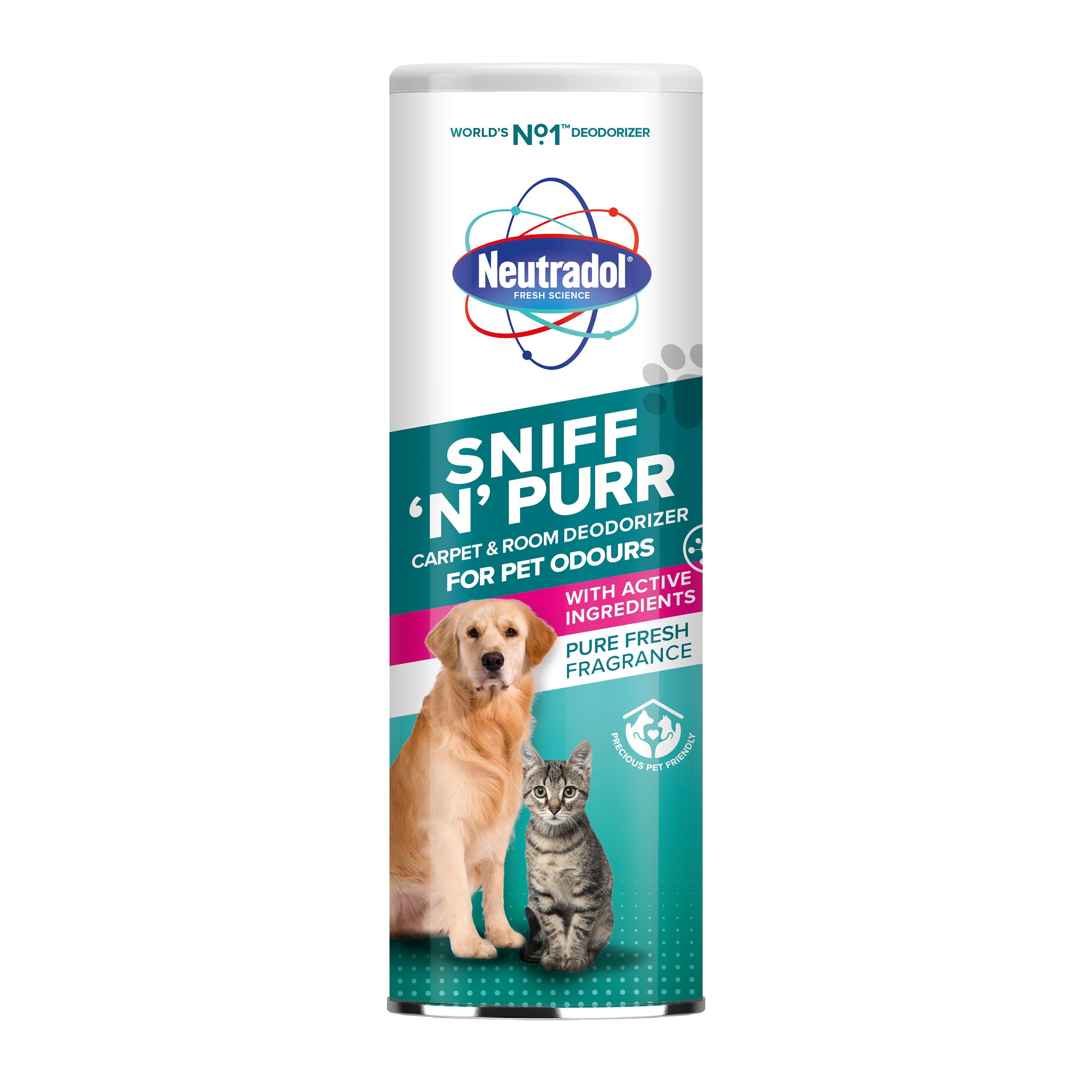 Neutradol Sniff 'N' Purr Pure Fresh Carpet freshener, 525g
