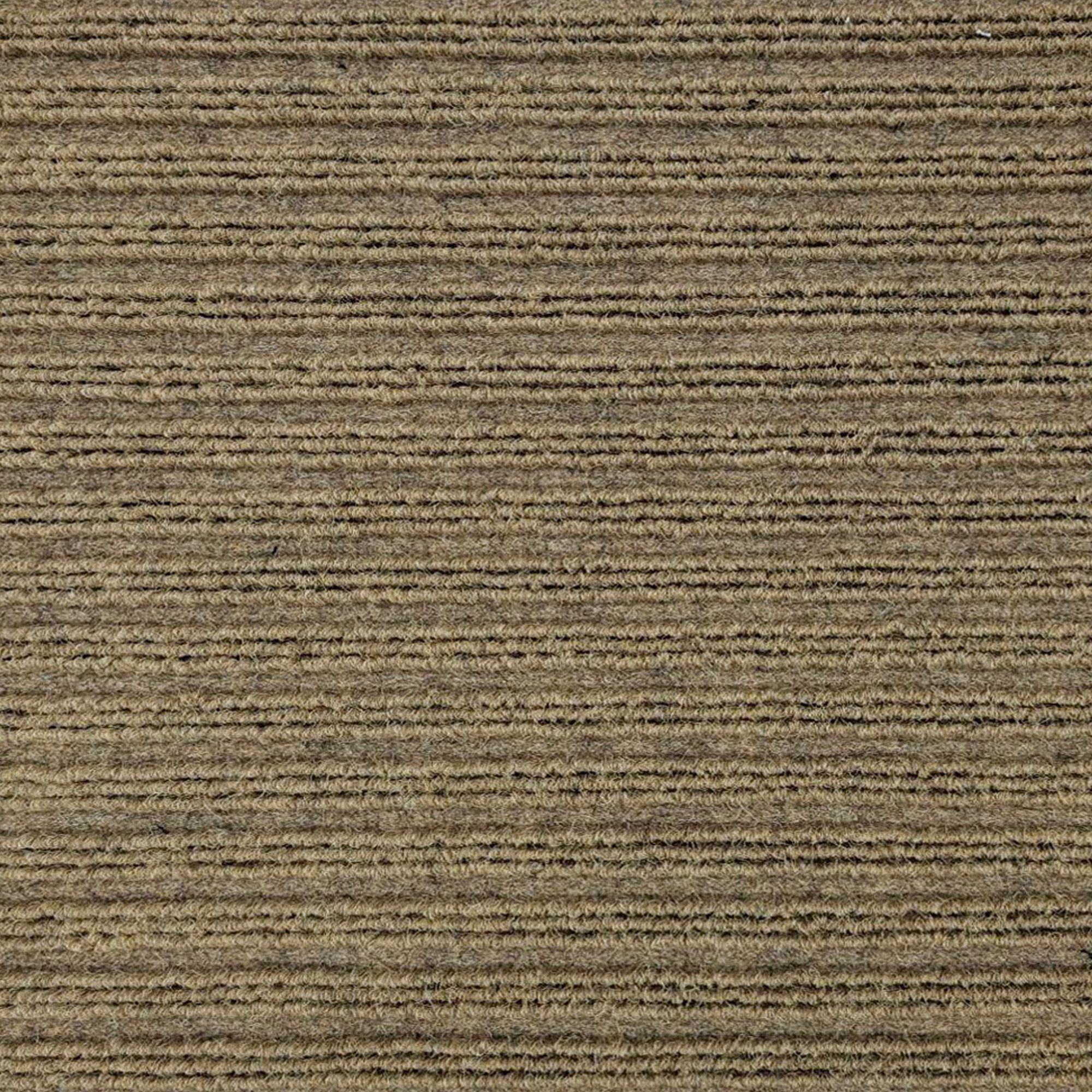 Neutral Stiped Rectangular Door mat, 66cm x 80cm