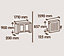 New suffolk Large Oak veneer Radiator cover 900mm(H) 1710mm(W) 200mm(D)
