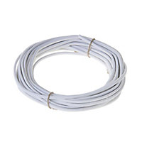 Nexans 2192Y White 2 core Multi-core cable 0.75mm² x 5m