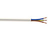 Nexans 3093Y White 3 core Fire cable, 2.5mm² x 25m