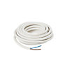 Nexans 3182Y White 2-core Cable 1.5mm² x 5m
