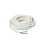Nexans 3182Y White 2-core Cable 1.5mm² x 5m
