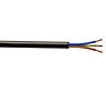 Nexans 3183P Black 3 core Multi-core cable 0.75mm² x 10m