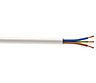Nexans 3183TQ White 3 core Fire cable, 2.5mm² x 1m