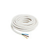 Nexans 3183Y White 3-core Cable 1.5mm² x 5m