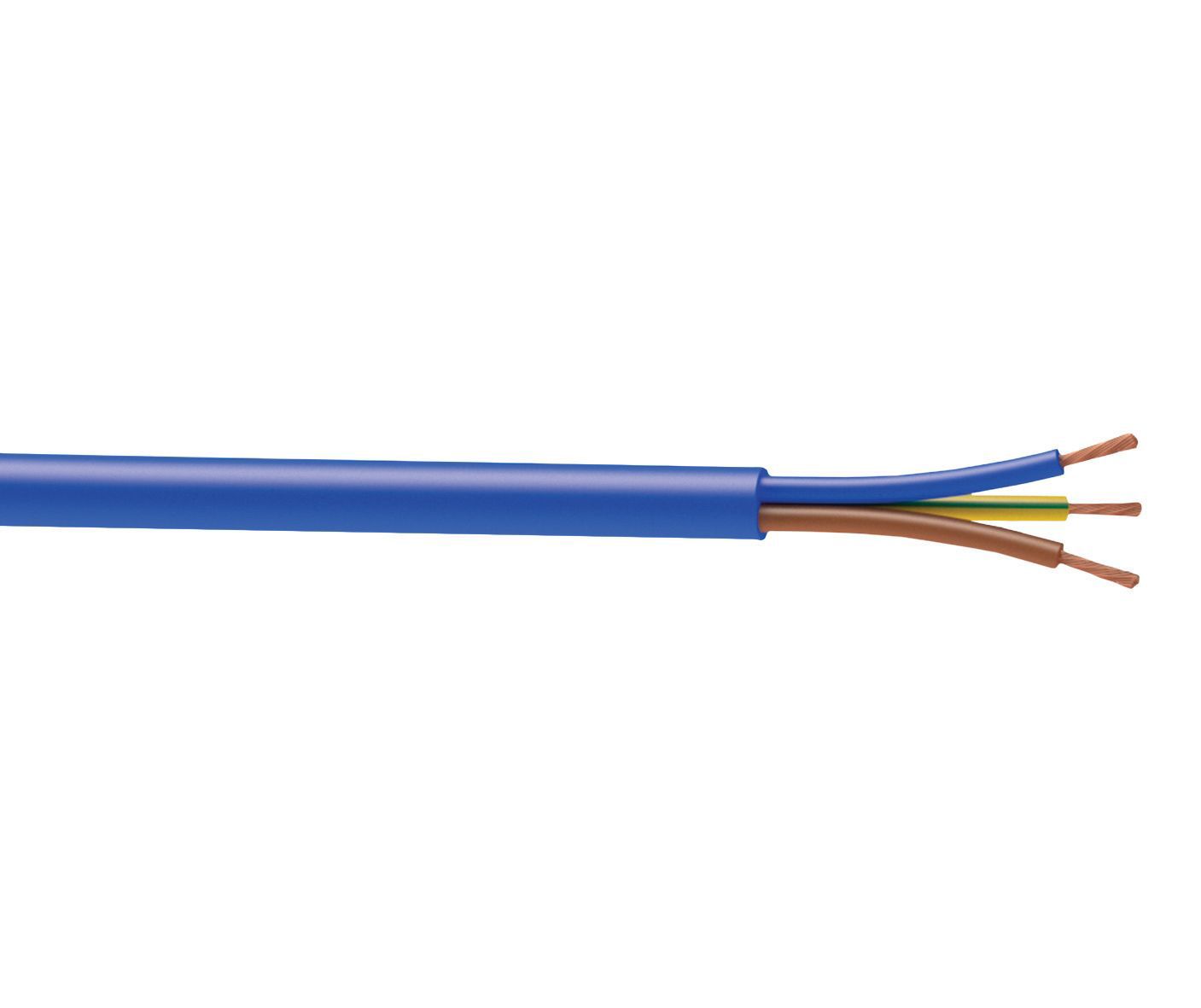 Nexans 3183YAG Blue Cable 1.5mm² x 10m