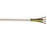 Nexans 3184Y White 4 core Multi-core cable 1mm² x 25m