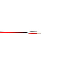 Nexans Black 2 core Speaker cable 0.75mm² x 10m