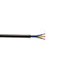 Nexans Black 3 core Multi-core cable 2.5mm² x 25m