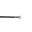 Nexans Black 3 core Multi-core cable 2.5mm² x 25m