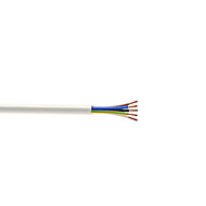 Nexans NX100 White 5 core Multi-core cable 1mm² x 10m
