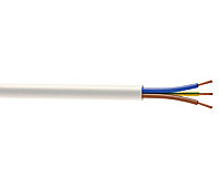 Nexans White 3 core Fire cable, 1.5mm² x 10m
