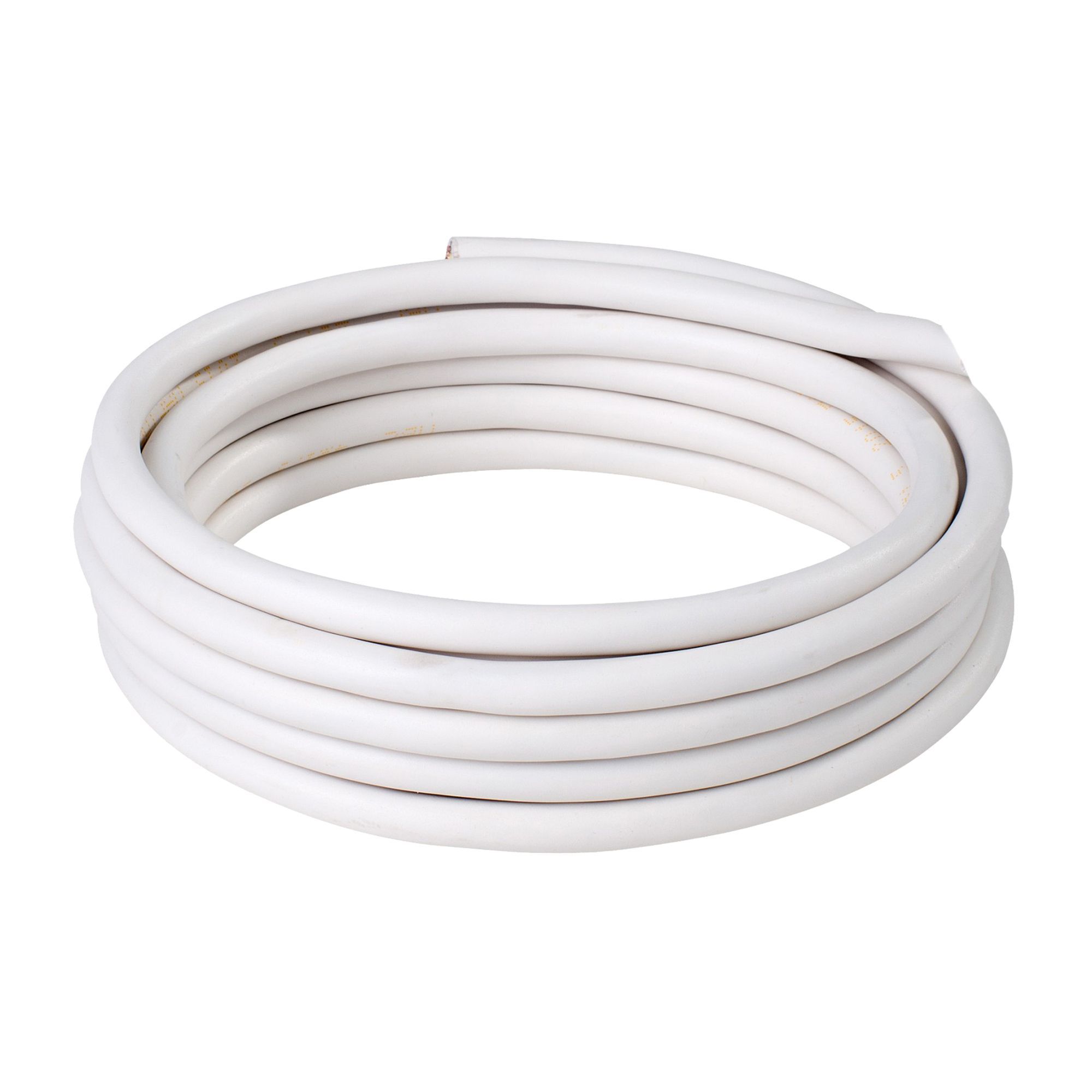 Nexans White 3-core Flexible Cable 0.75mm² x 25m