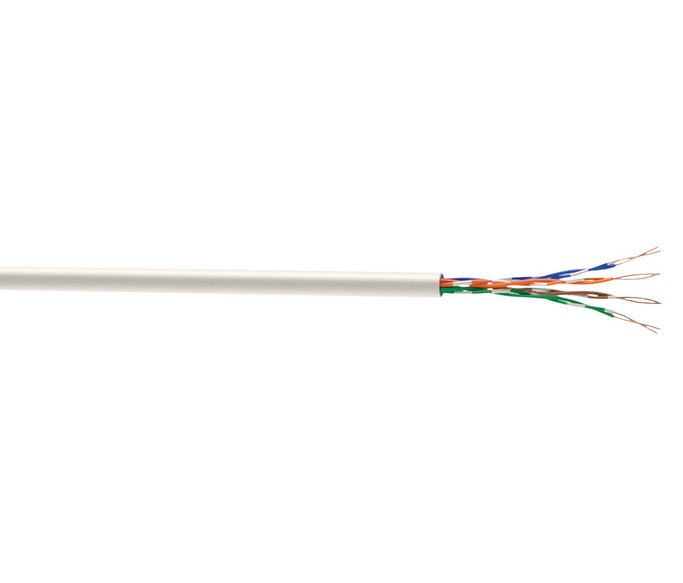 Nexans White 8 core Telephone cable, 100m