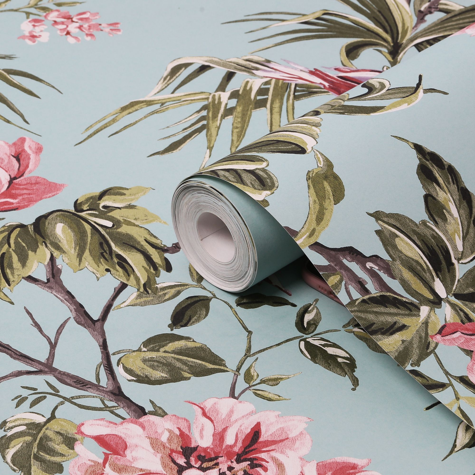 https://media.diy.com/is/image/Kingfisher/next-birds-blooms-duck-egg-floral-smooth-wallpaper-sample~5011583535280_36c_bq?$MOB_PREV$&$width=768&$height=768