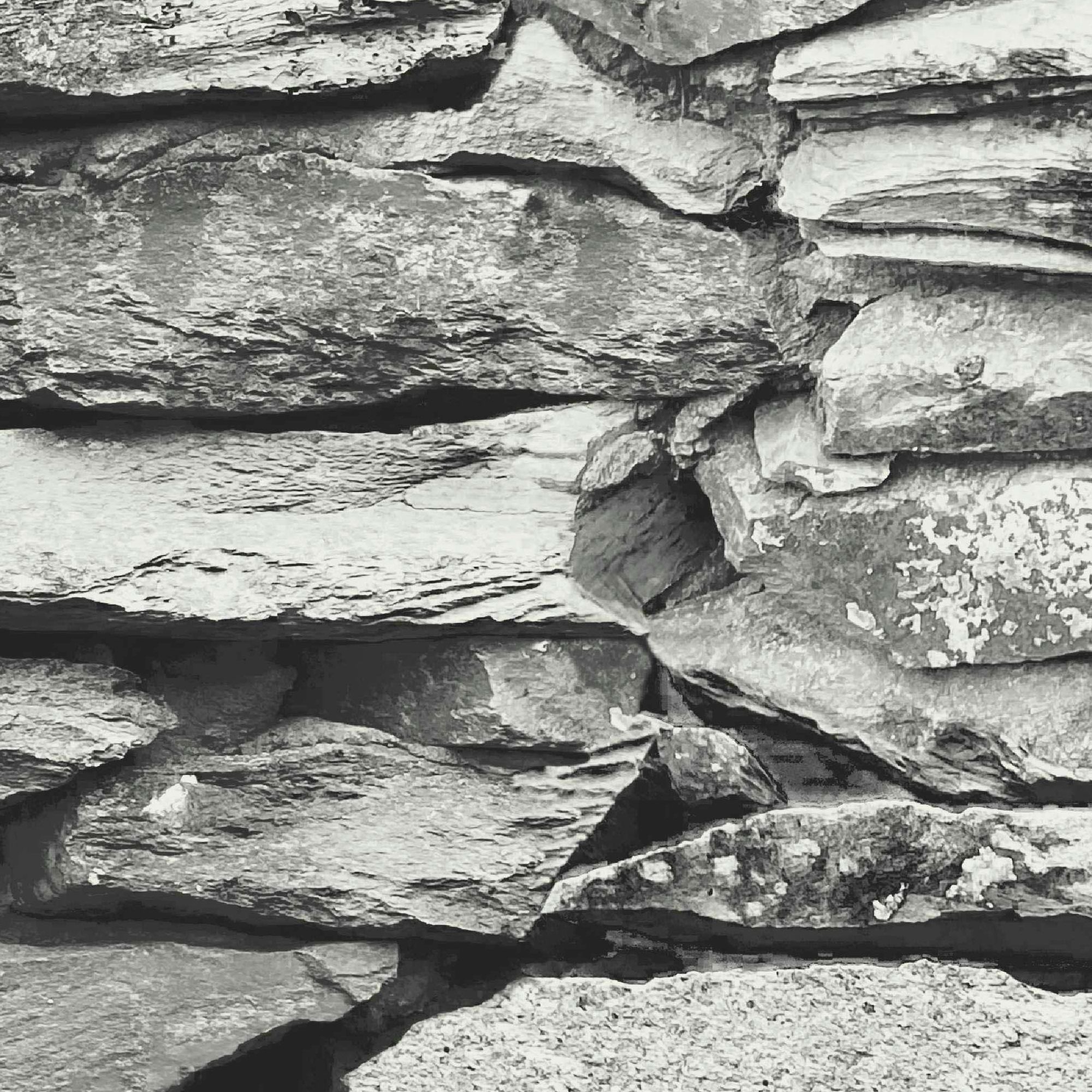 Next Ledgestone wall Grey Smooth Wallpaper