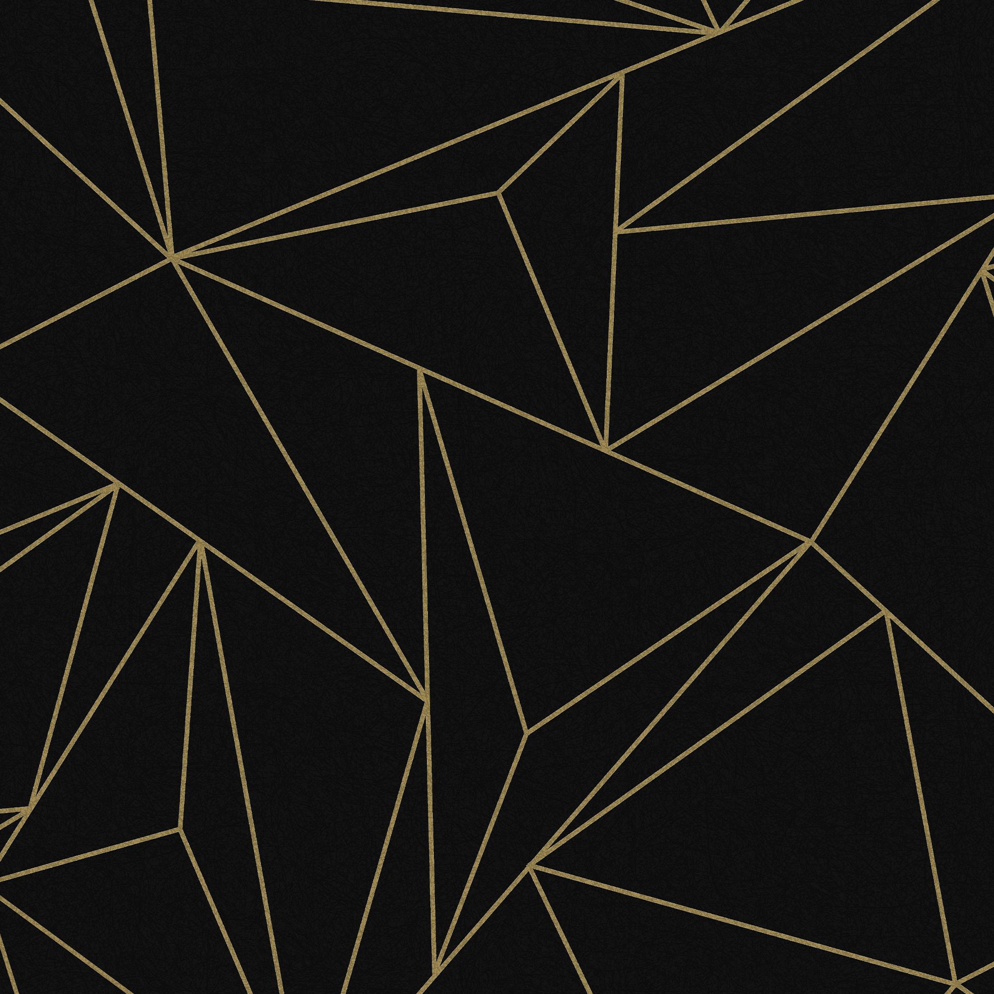 Next Scatter geo Black Metallic effect Smooth Wallpaper Sample