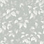 Next Trail flower Grey Smooth Wallpaper Sample