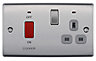 Nexus Silver Cooker switch & socket