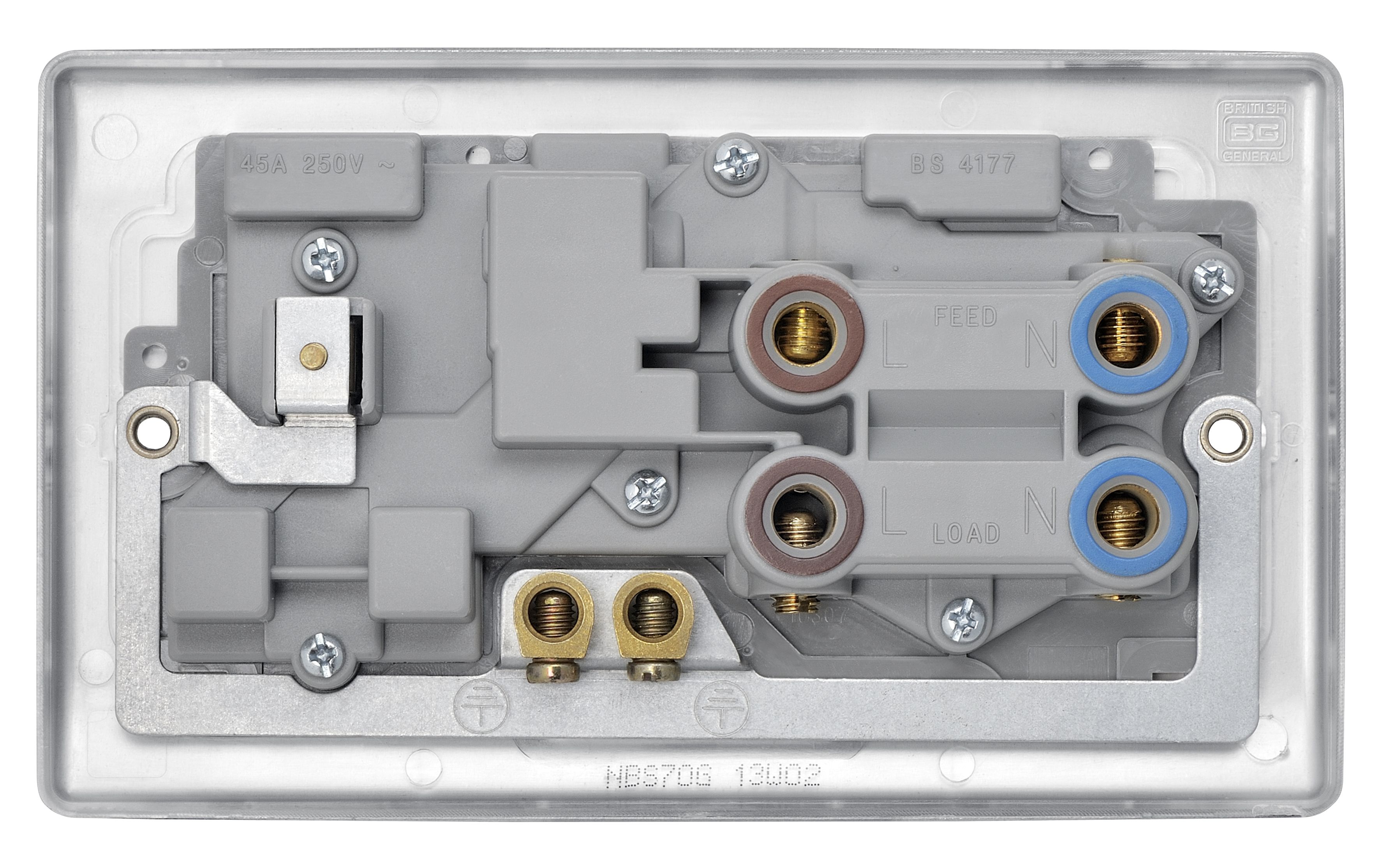 Nexus Silver Cooker switch & socket