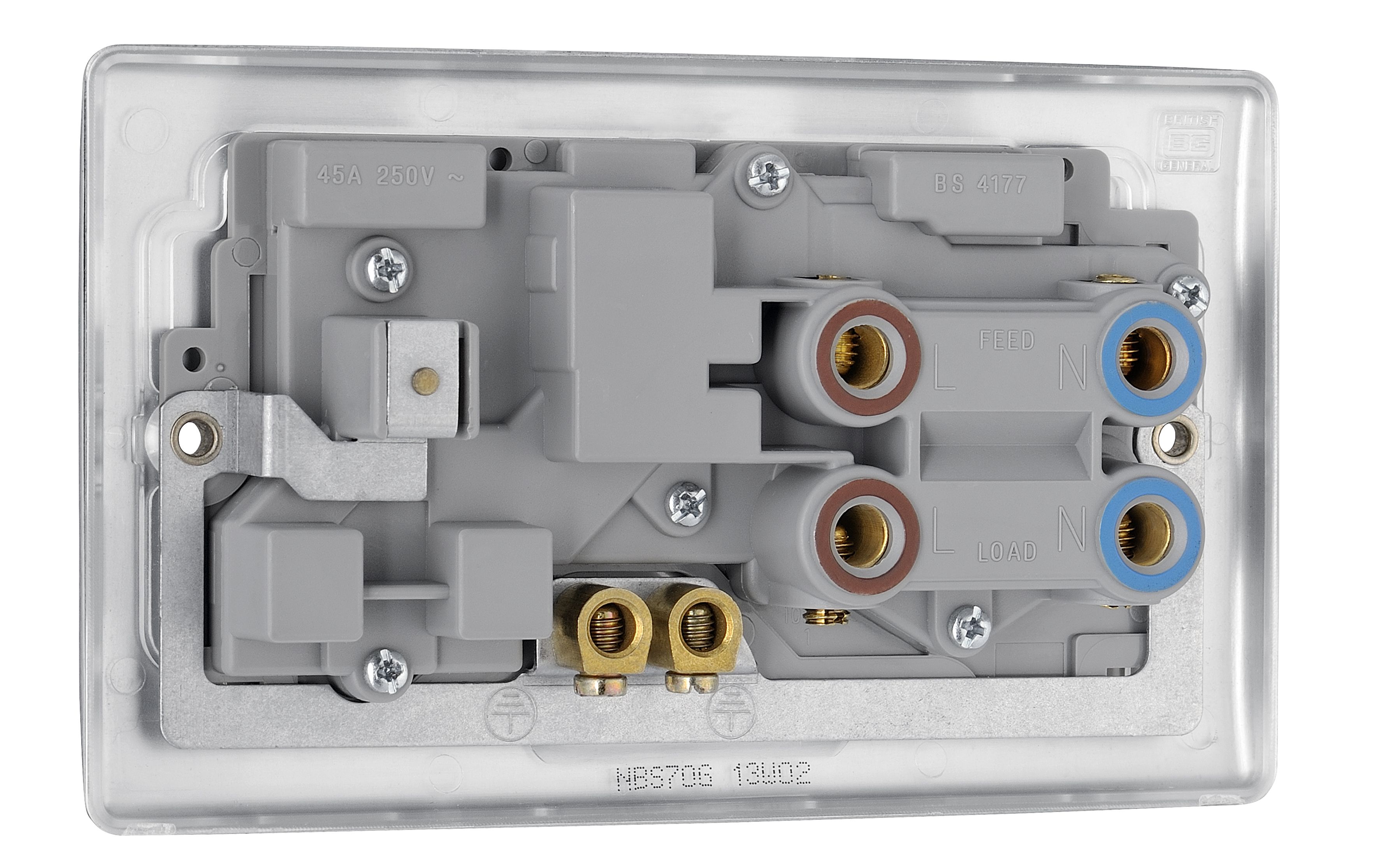 Nexus Silver Cooker switch & socket