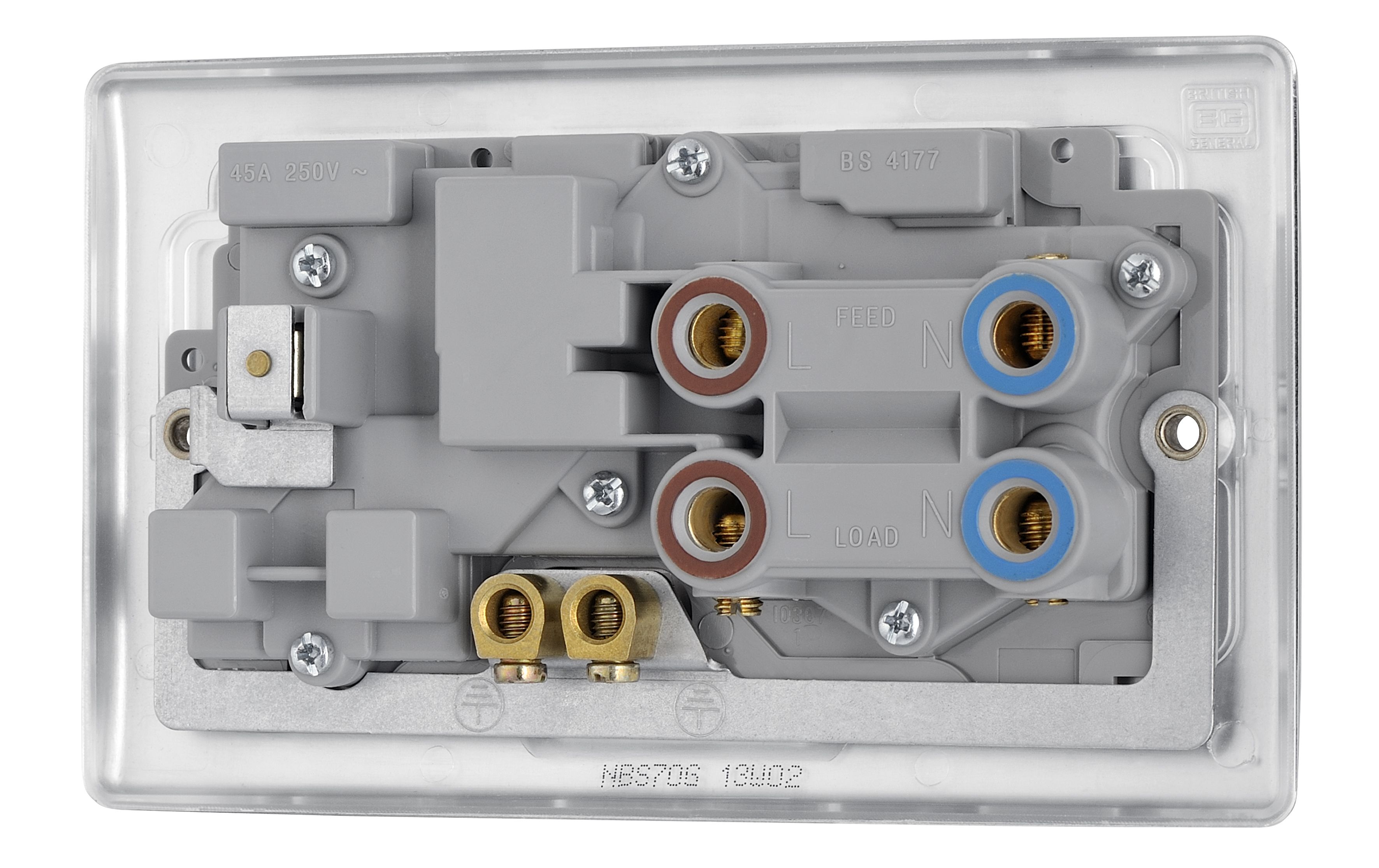 Nexus Silver Cooker switch & socket