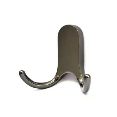 Nickel effect Black Coat & hat Hook