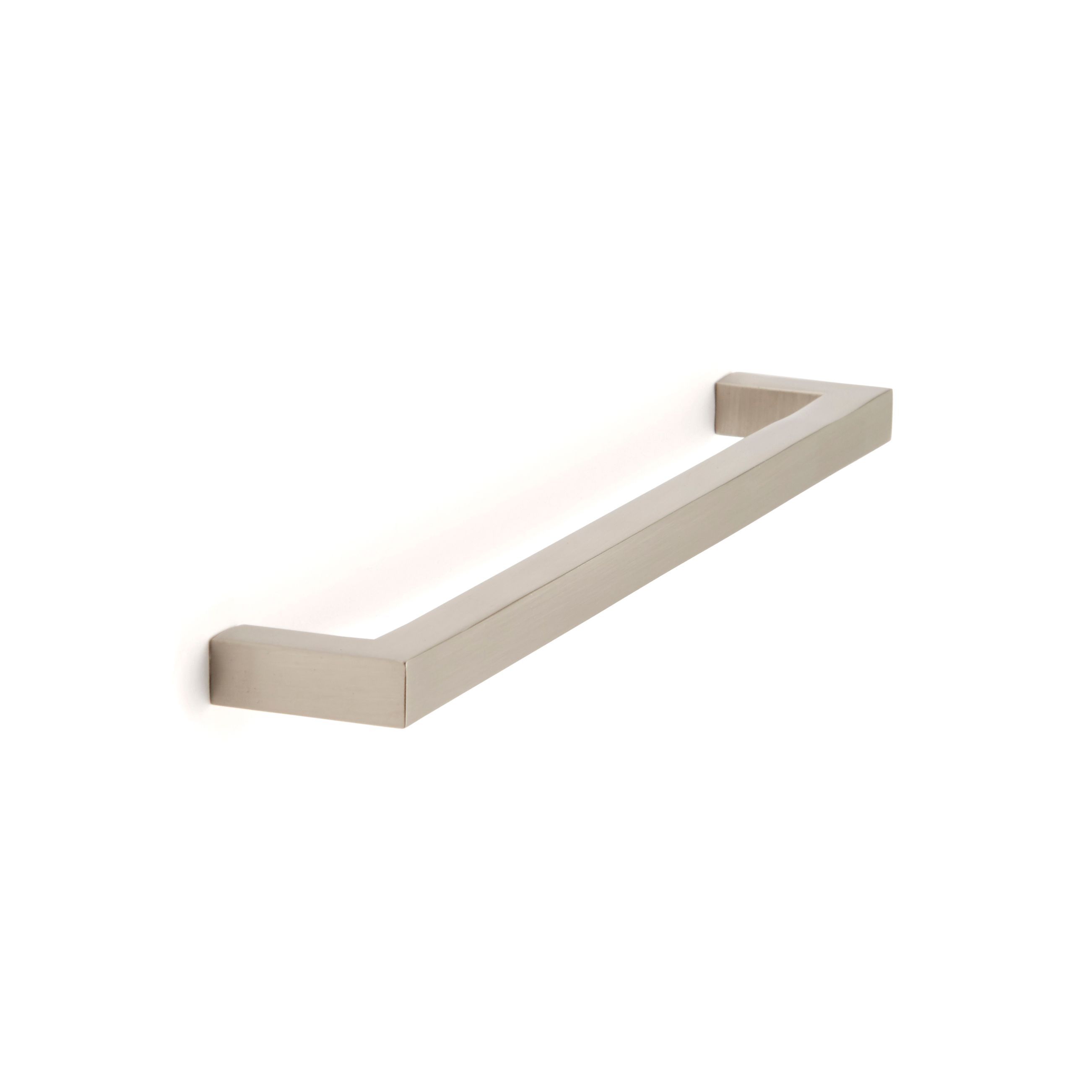 Nickel effect Cabinet Bar Handle (L)20cm (D)28mm