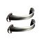 Nickel effect Cabinet Pull handle, Pack of 2