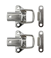 Nickel-plated Carbon steel Toggle catch, Pack of 2
