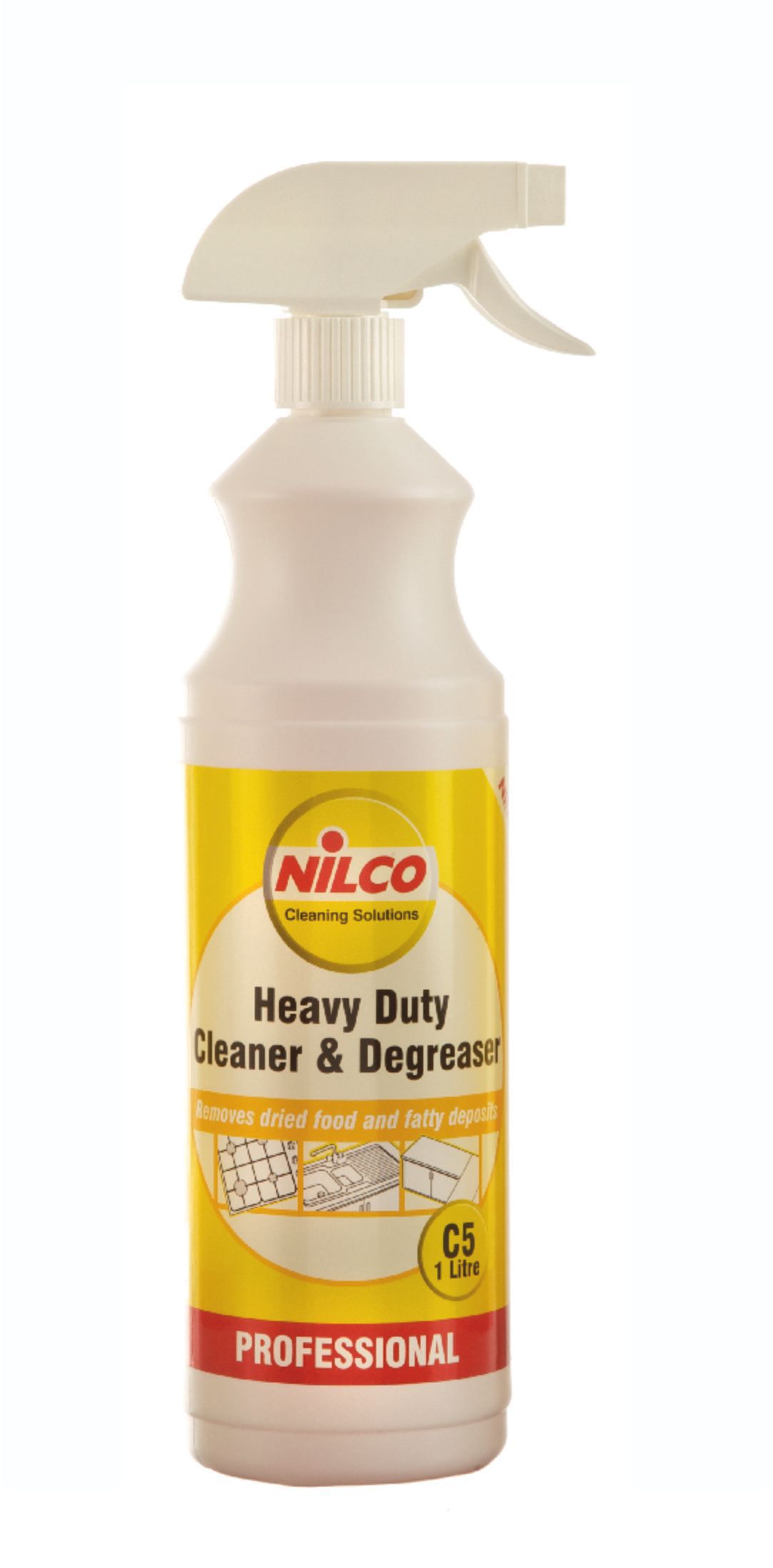 Nilco Professional Cleaner & degreaser, 1L Trigger spray bottle