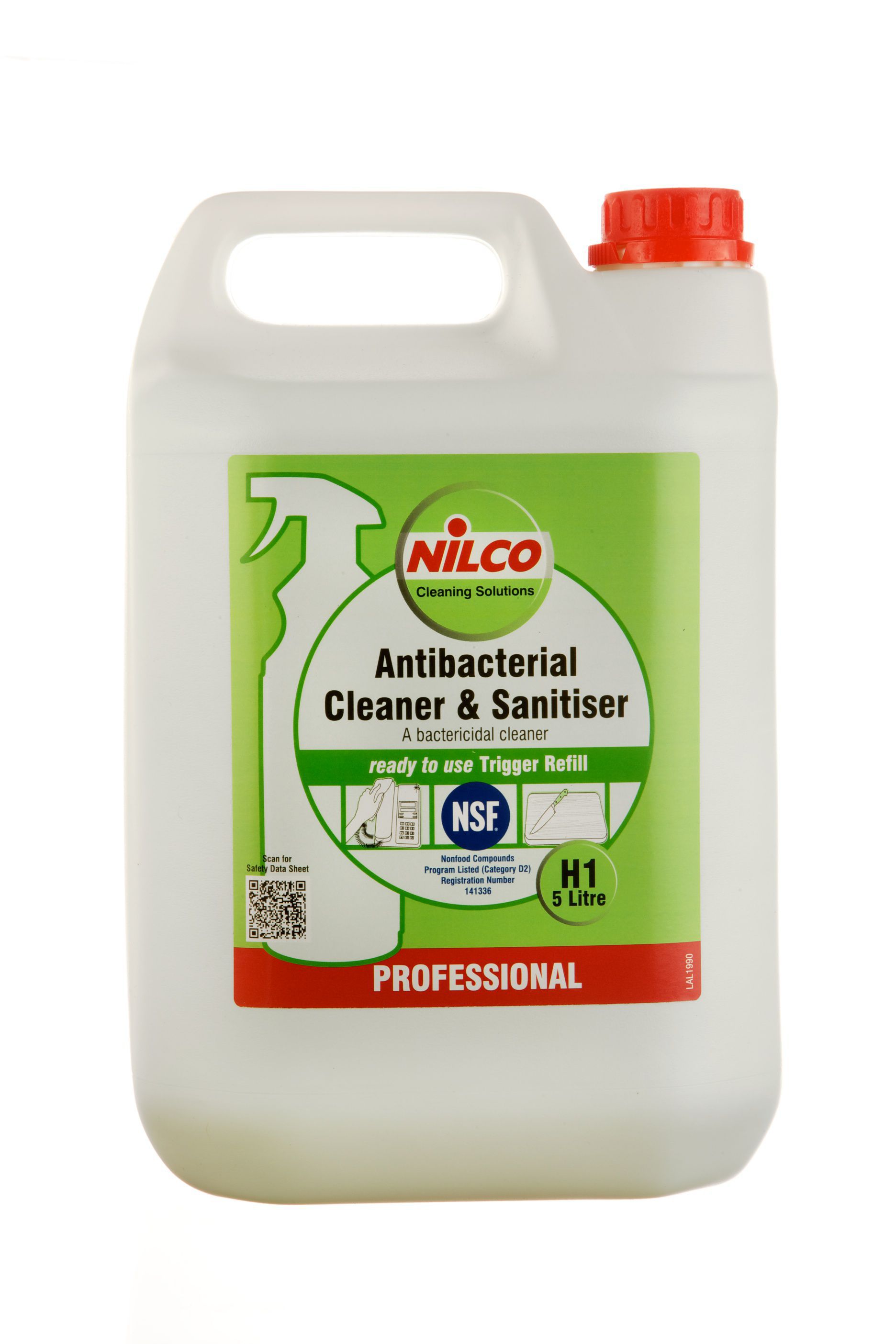 Nilco Professional Cleaner & sanitiser, 5000 ml DIY at B&Q