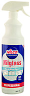 Nilco Professional Glass Reflective surfaces Cleaner, 1L Trigger spray bottle