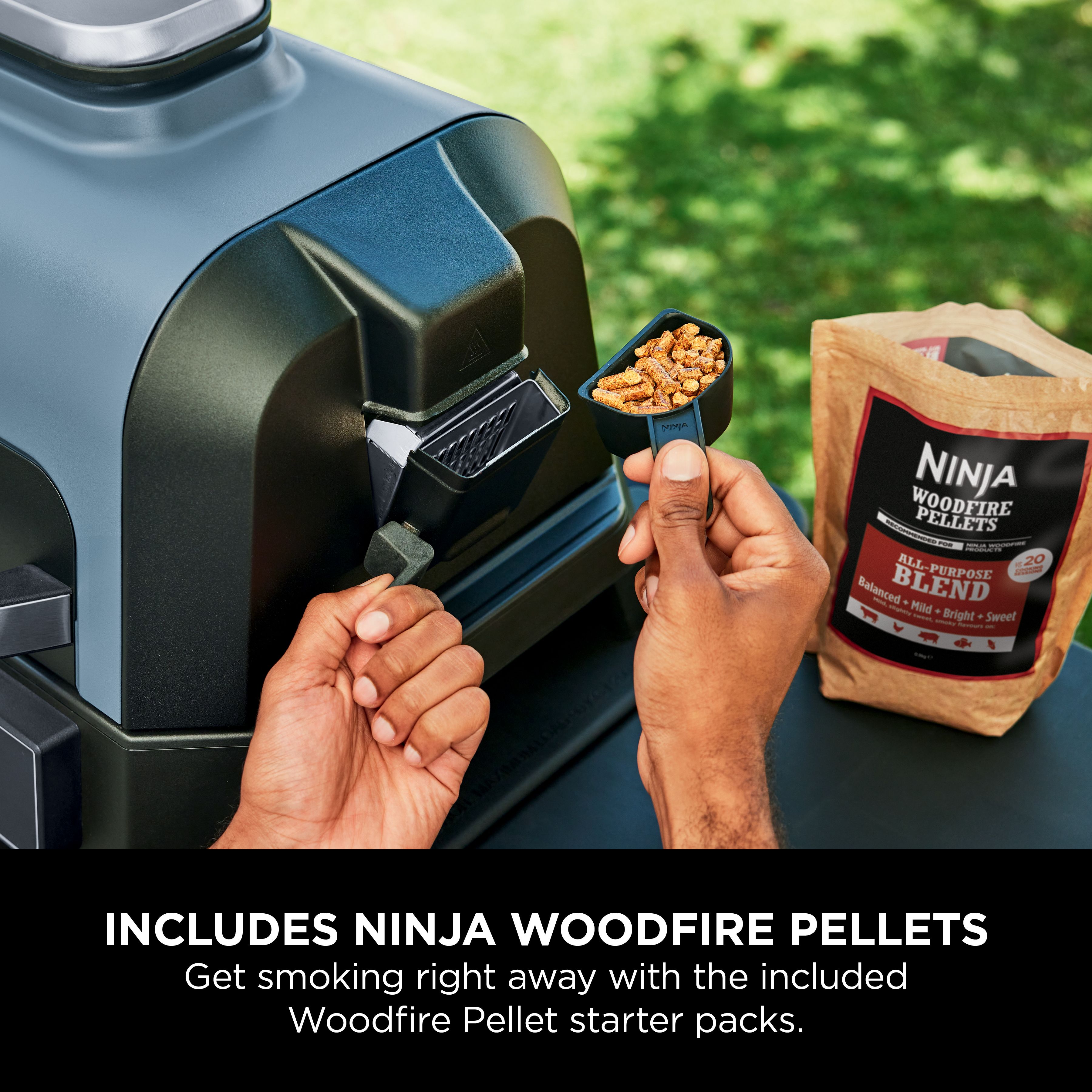 Ninja Woodfire Pro Connect XL Electric Barbecue Grill & smoker OG901UK