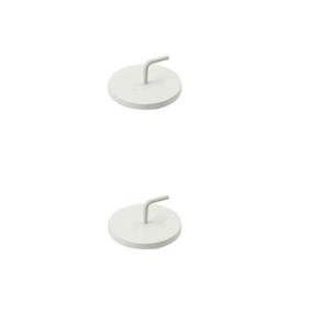 Nisis Metal Curtain pole bracket, Set of 2