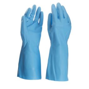 Nitrile Blue Household Gloves, Medium