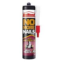 No More Nails Solvent-free White Grab adhesive 440ml