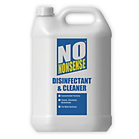 No Nonsense Disinfectant Concentrated Not anti bacterial Multi-surface Hard non-porous surfaces Any room Disinfectant & cleaner, 5L Bottle