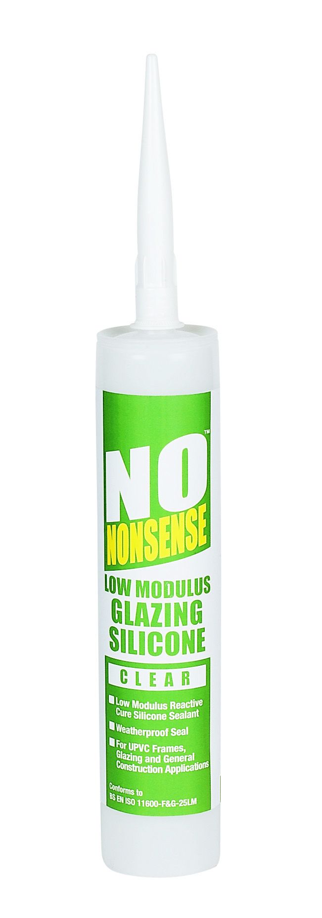 No Nonsense Low modulus Clear Glazing Sealant, 310ml